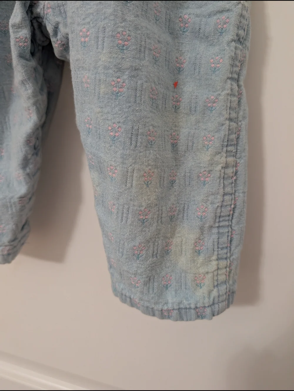 Vintage OshKosh B'gosh‎ Light Wash Overalls With Matching Jacket 6-9m